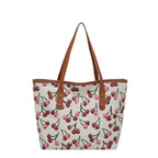 Women Tote Bag with fruity cherry motif-https://detail.1688.com/offer/1044003895506.html-Calm Wears-Black-nothing-Calm Wears
