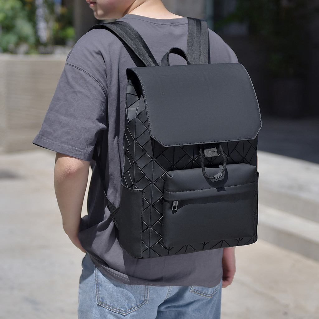 Trendy Geometric Print Backpack