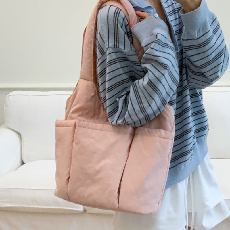 Practical Multi-Pocket Tote Bag Calm Wears