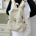 Leisure backpack with innovative drawstring and comfortable carrying system
