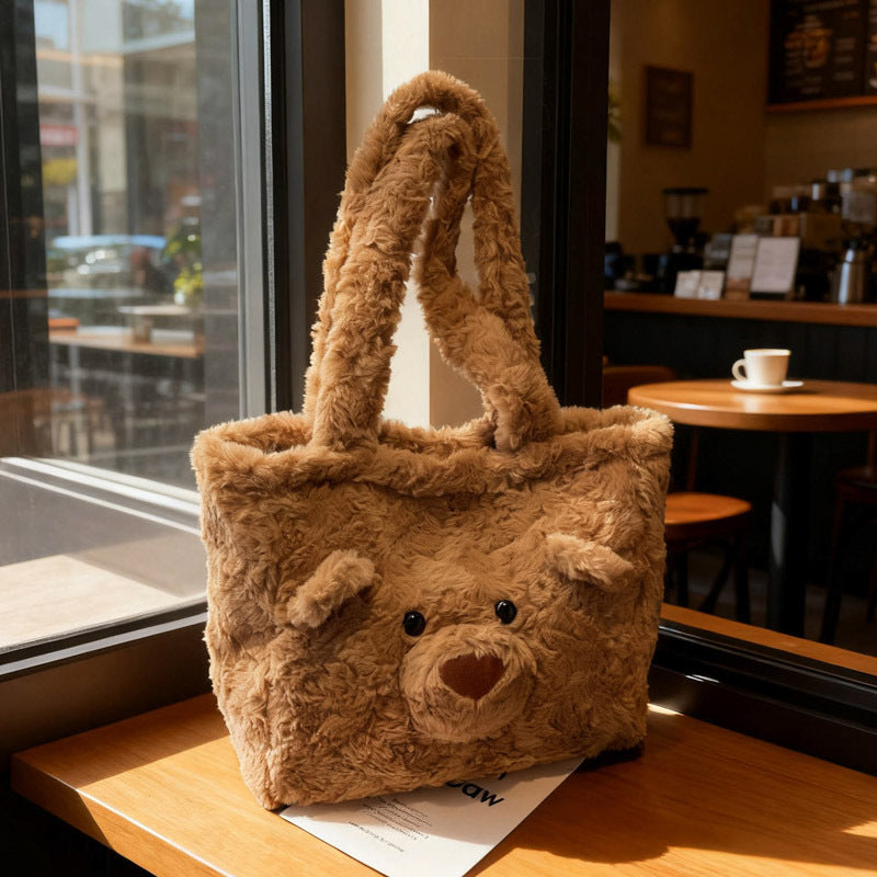 Cuddle bag in bear format