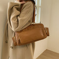 Women's elegant shoulder bag with practical organizer-https://detail.1688.com/offer/1001594782253.html-Calm Wears-Braun-nothing-Calm Wears