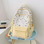 Leisure backpack with charming design and practical compartments