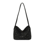 Stylish Star-Embellished Hobo Bag