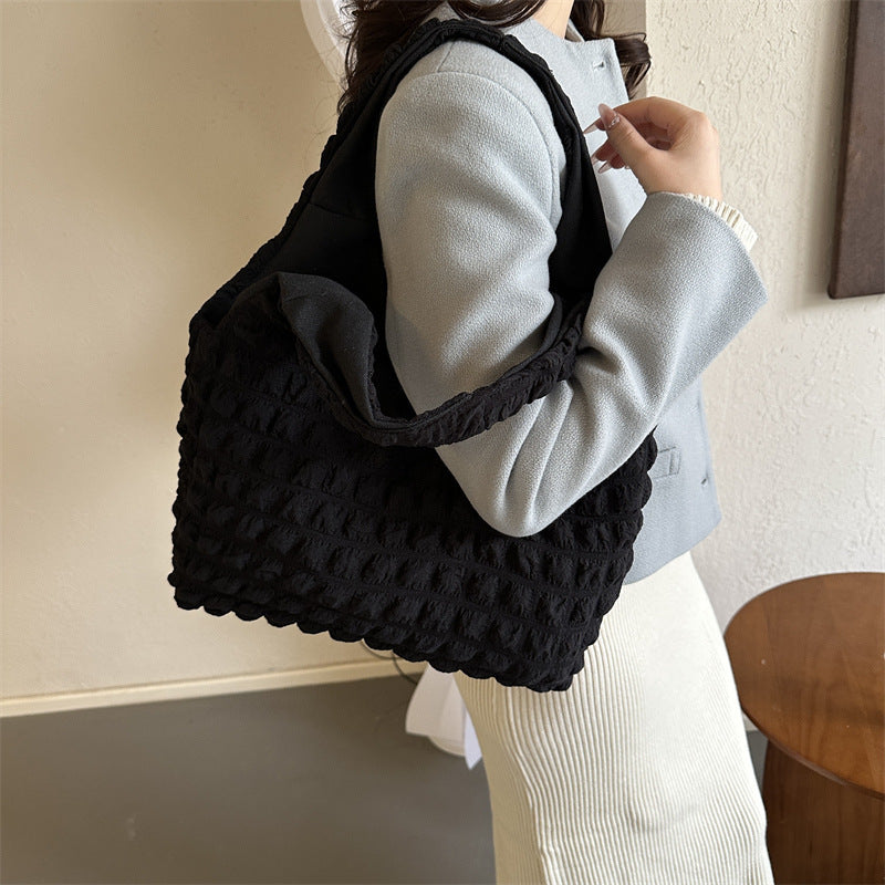 Women's stylish everyday bag with structured design-https://detail.1688.com/offer/807728134689.html-Calm Wears-Black-nothing-Calm Wears