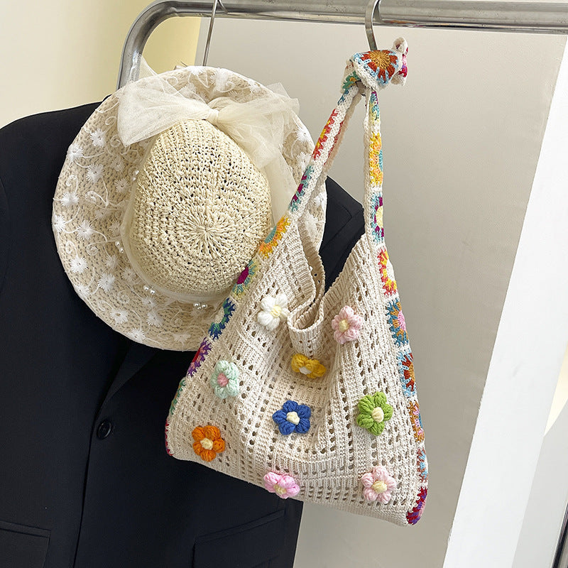Floral Embellished Sun Hat