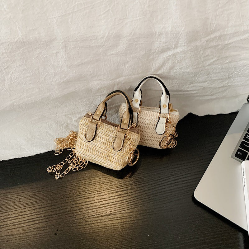 Ladies Mini Handbag with intricate structure design