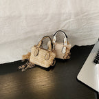 Ladies Mini Handbag with intricate structure design