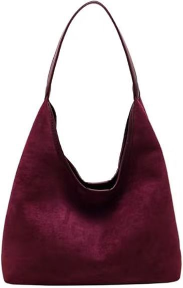 Ladies Suede Shoulder Bag
