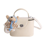 Women’s mini handbag with cute animal pendant