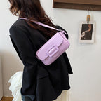 Structured Leather Crossbody Bag