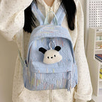 Trendy Textured Backpack