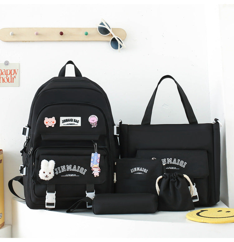 Multi-Compartment School Backpack