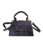 Women's elegant mini handbag with textured design