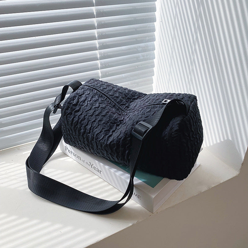 Textured Evening Shoulder Bag