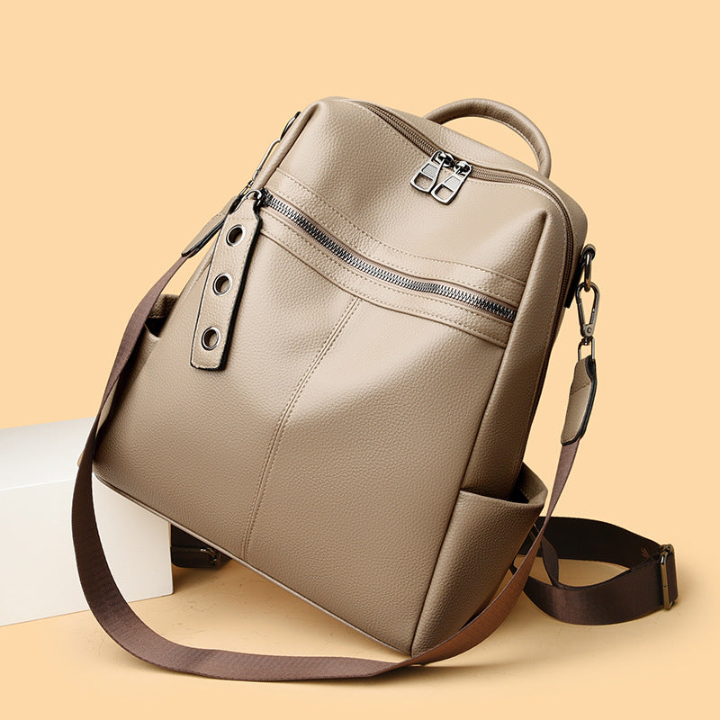 Multifunctional Vintage-Inspired Backpack