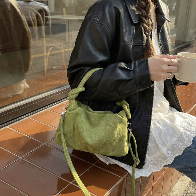 WoSoft Suede Hobo Bag