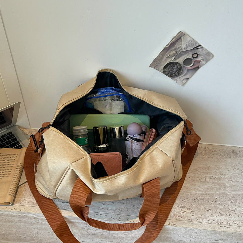 Colorful Multi-Pocket Laptop Messenger Bag