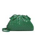 Elegant Woven Leather Bucket Bag