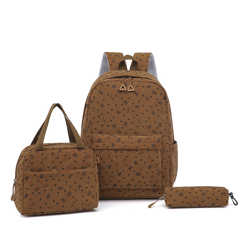 Backpack set with cooler bag and pencil case