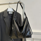 Chic Faux Leather Hobo Bag
