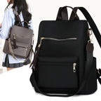 Elegant Multi-Pocket Backpack with Detachable Strap