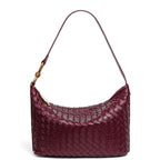 Woven Leather Hobo Bag