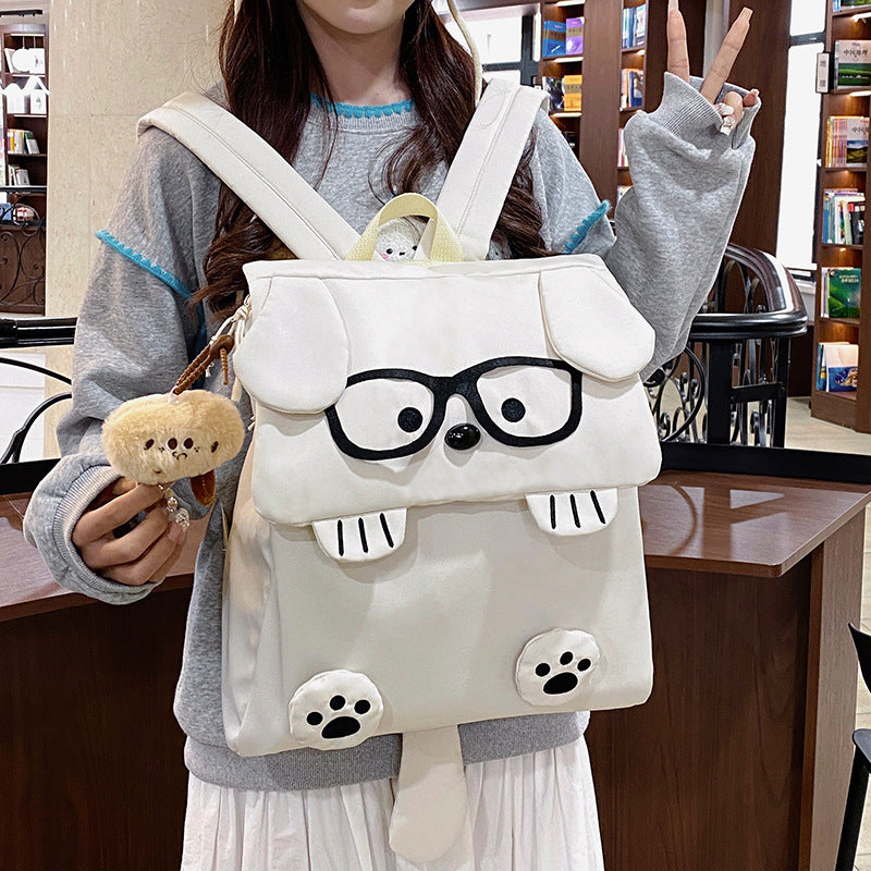 Backpack in Creative Dog Design with Funny Details