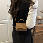 Women's mini handbag with removable carry handle