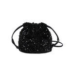 Glittery Sequin Drawstring Mini Bag
