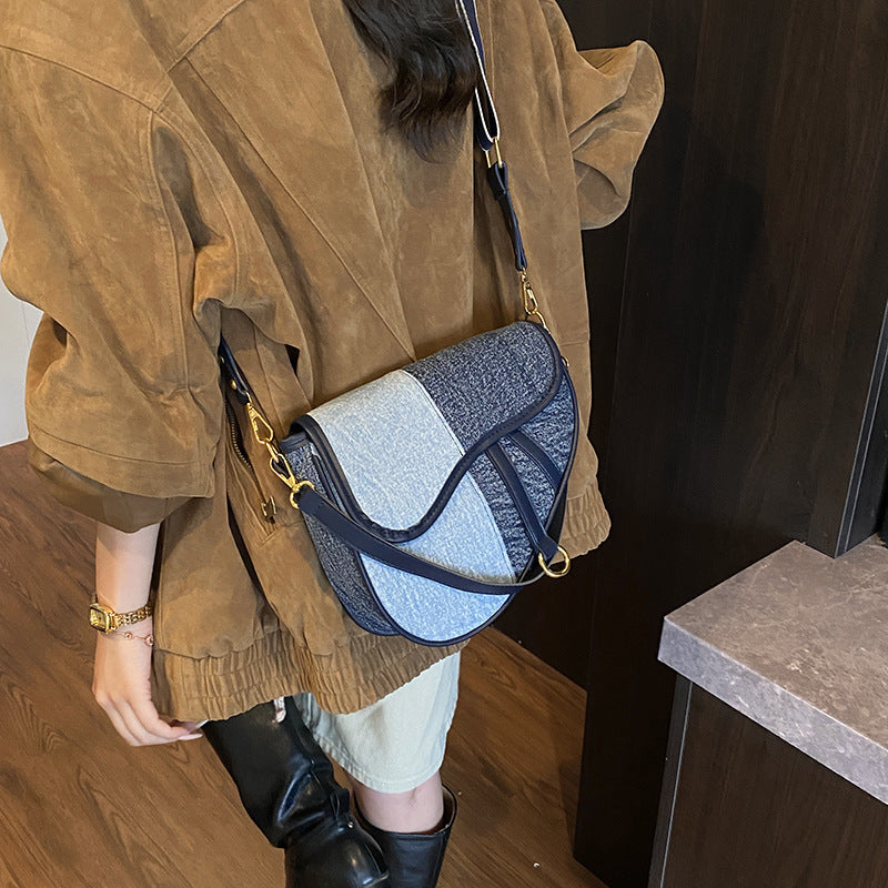 Women’s shoulder bag made of durable denim with adjustable shoulder strap-https://detail.1688.com/offer/982423176313.html-Calm Wears-Dark blue-nothing-Calm Wears