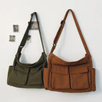 Multi-Pocket Casual Shoulder Bag Calm Wears