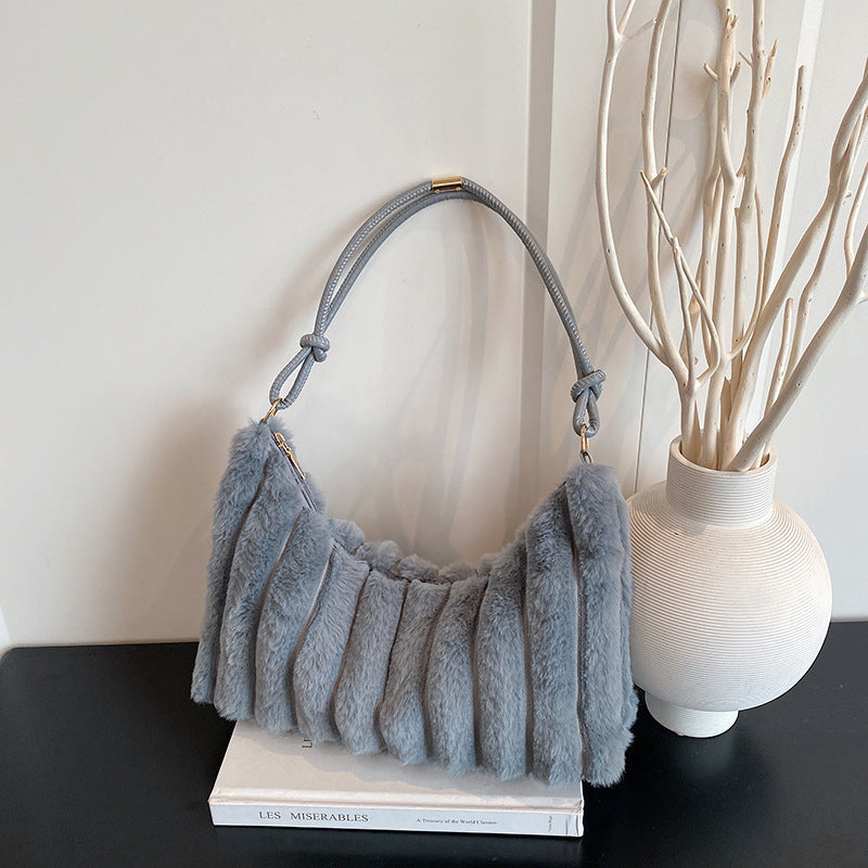 WoPlush Texture Evening Handbag