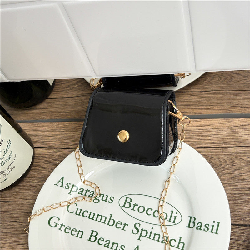 WoChic Patent Leather Crossbody Bag