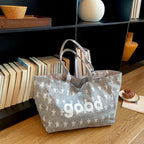 WoCasual Graphic Print Tote Bag