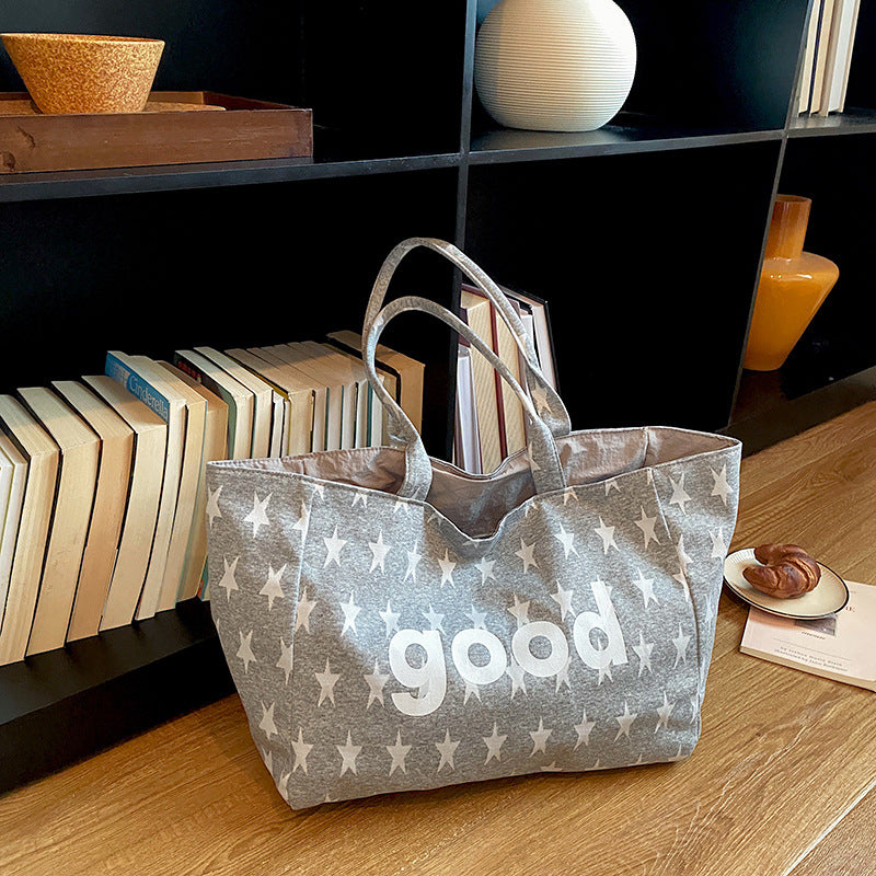 WoCasual Graphic Print Tote Bag