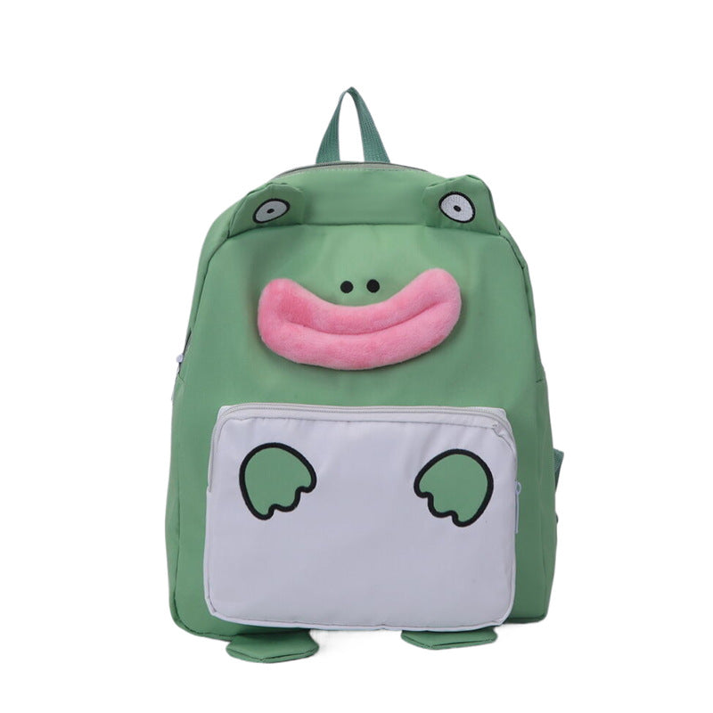 Kids Plush Frog Backpack