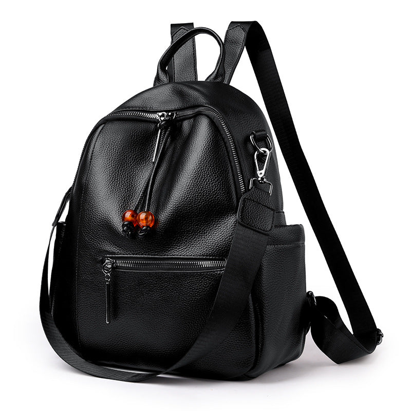 Premium Leather Travel Backpack