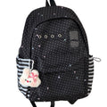 Starry Print Functional Backpack