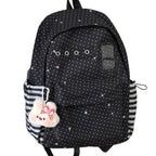 Starry Print Functional Backpack