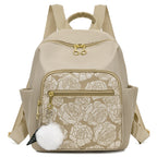 Chic Embroidered Backpack