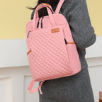 Quilted Multi-Storage Backpack Calm Wears
