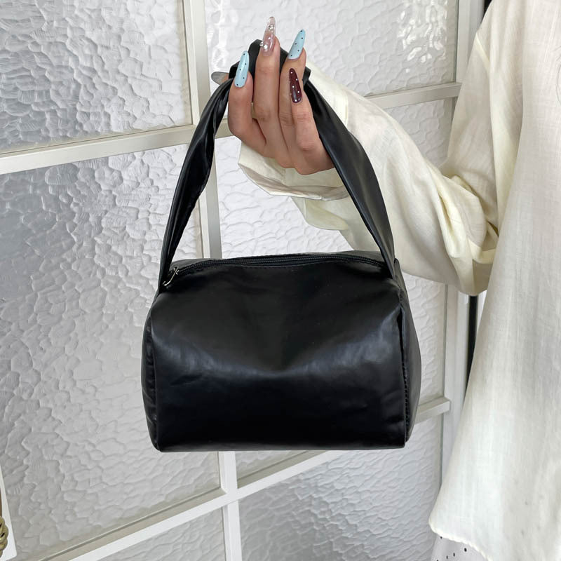 Vintage-Inspired Structured Handbag