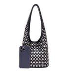Studded Leather Shoulder Bag