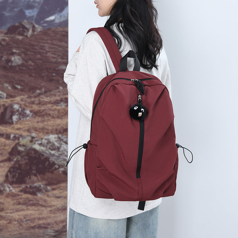 Stylish backpack with multifunctional compartments