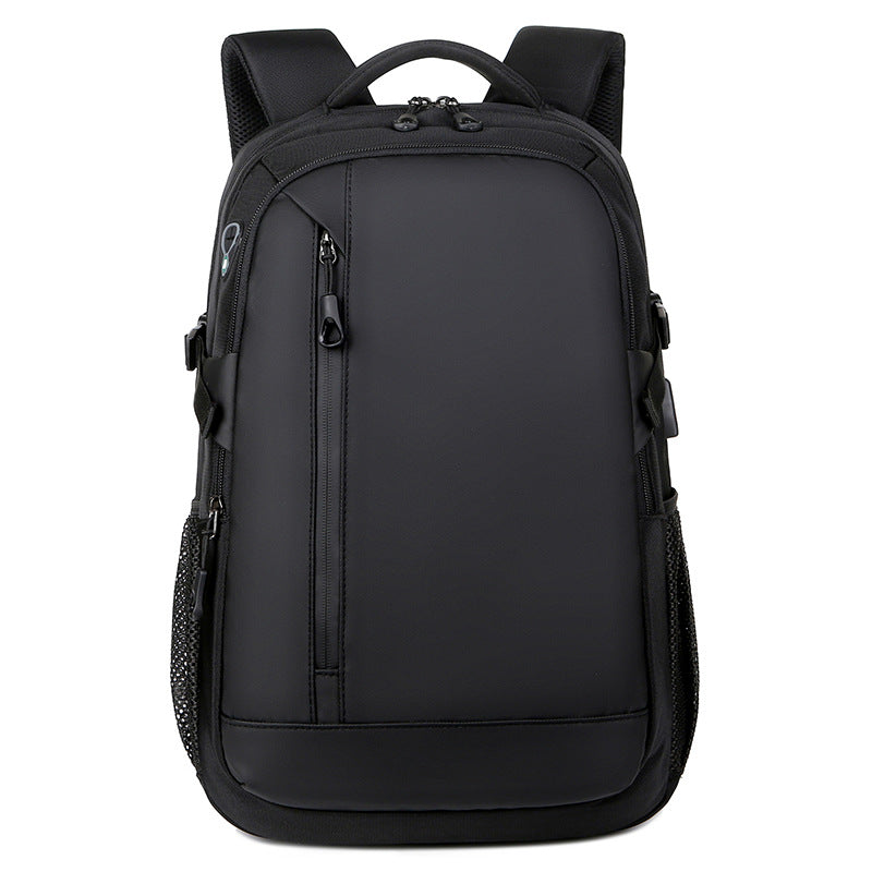 Backpack with Water-Repellent Material and Padded Laptop Compartment