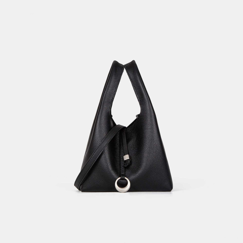 Women's elegant tote bag with innovative closure-https://detail.1688.com/offer/1034764902308.html-Calm Wears-Ebony Brown-191118-Calm Wears