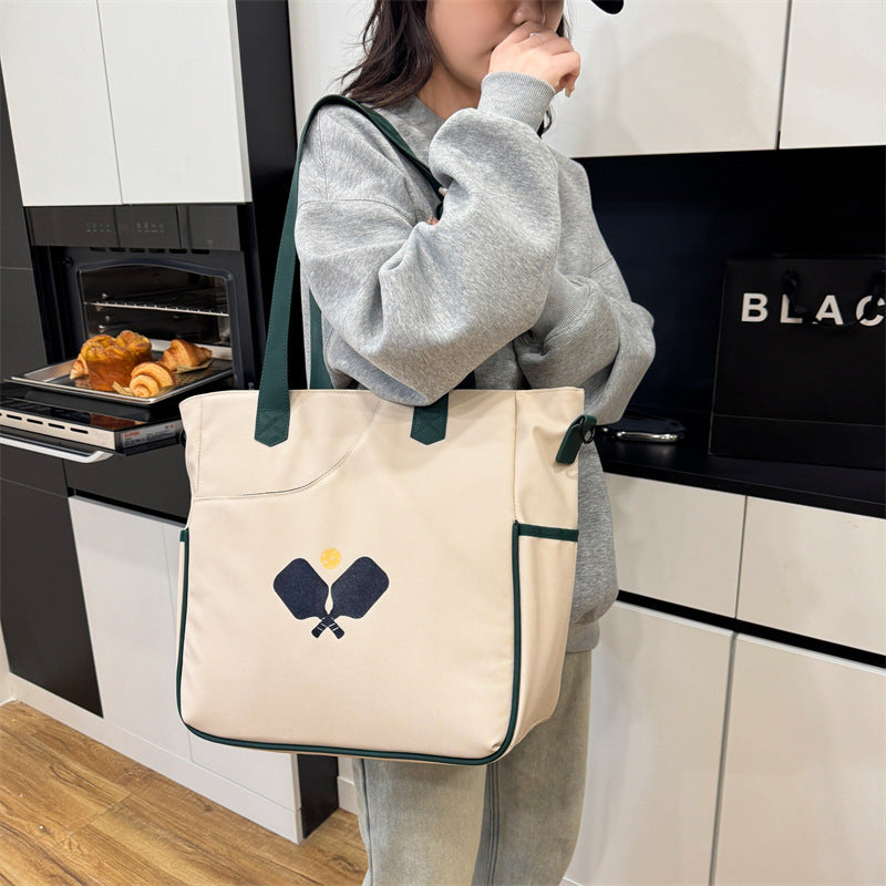 Stylish Multi-Compartment Tote Bag
