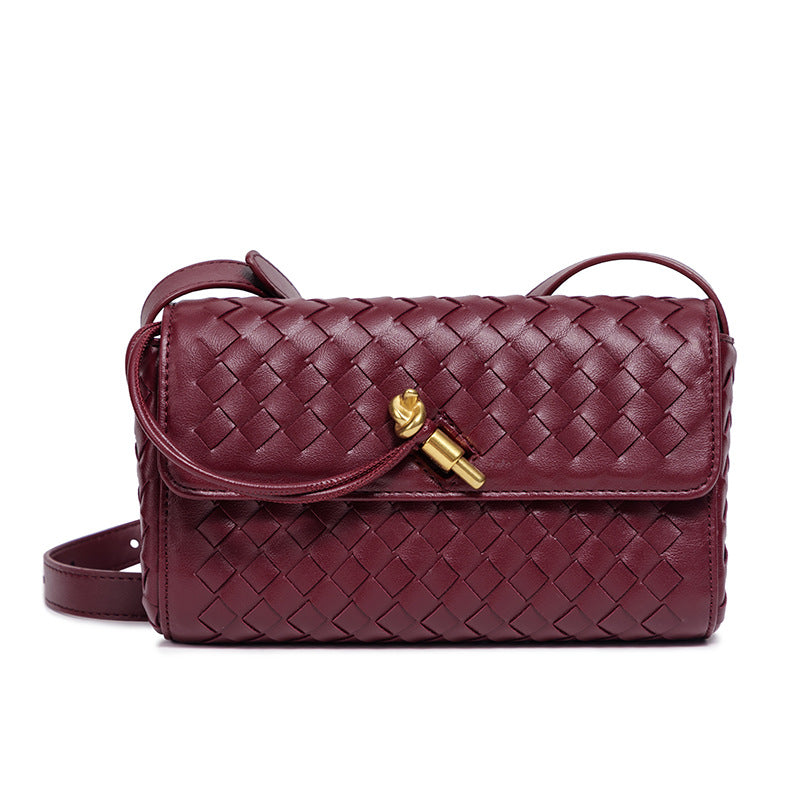 Woven Crossbody Clutch
