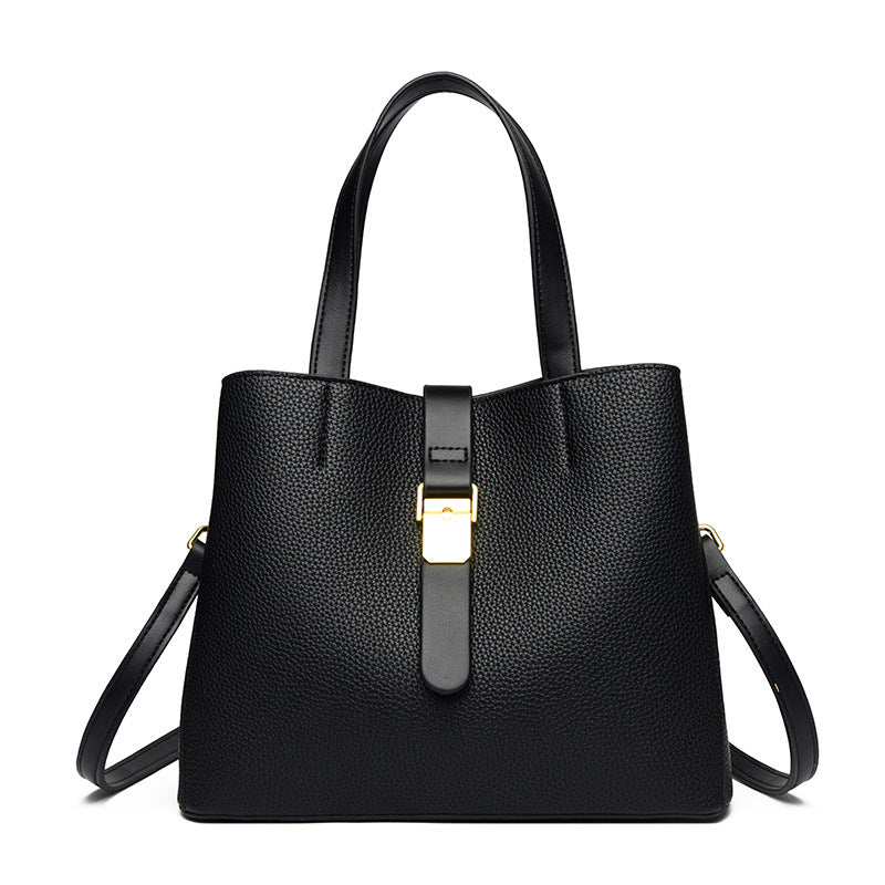 Textured Structured Handbag